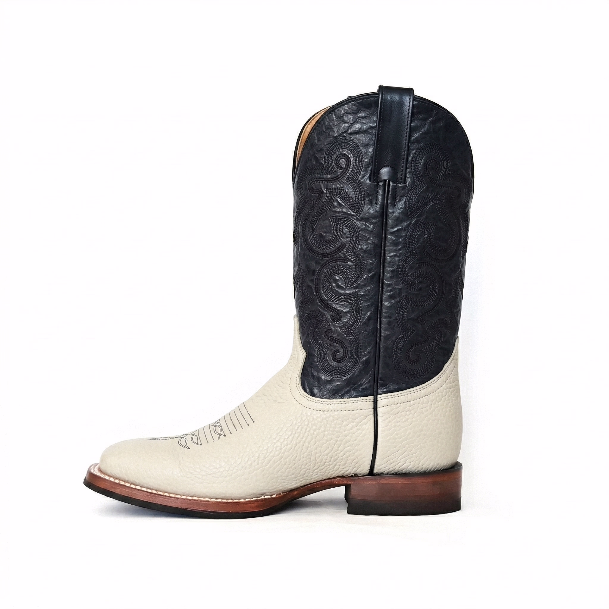 Bota Western con Tubo Castaña Black
